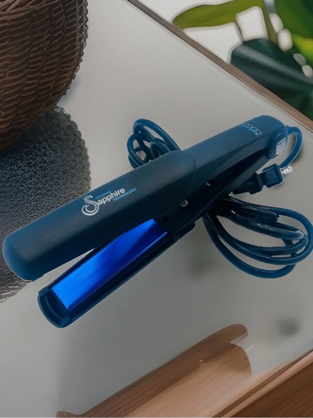 Solano Sapphire 310 Professional Flat Iron Hair Straightener Made in Italy